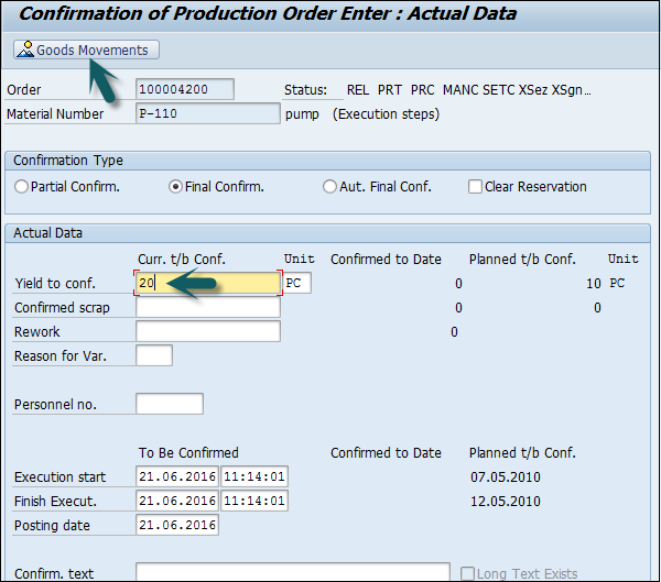 List Of Work Order Tcode